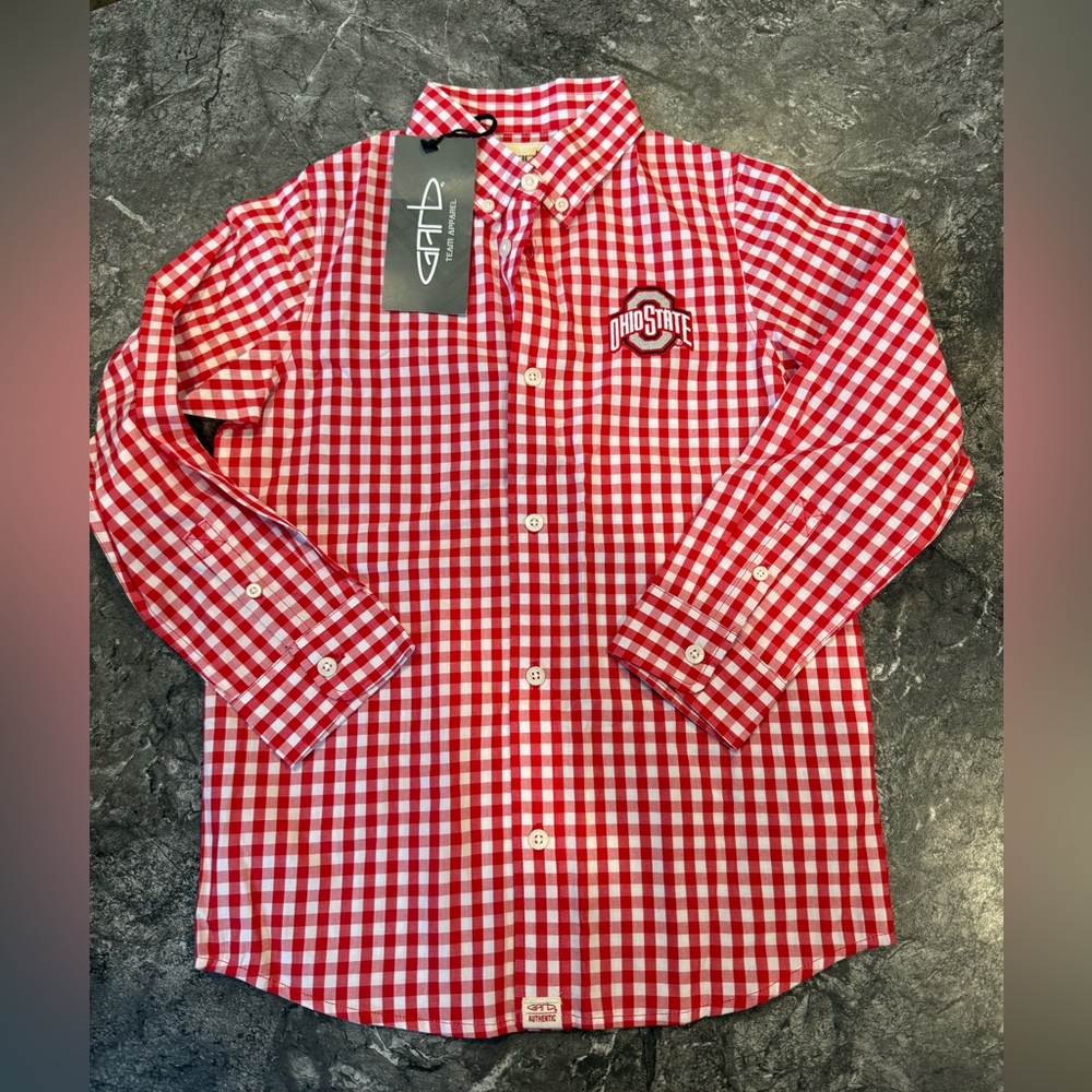 NWT garb team button down